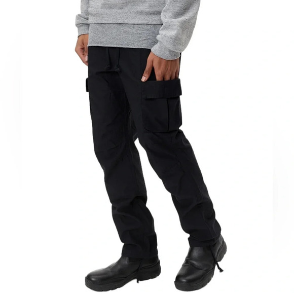 John Elliott Other - John Elliott BACK SATEEN CARGO PANTS black elastic waist size 1 small